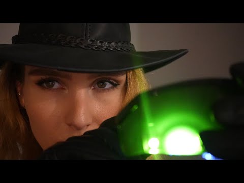 ASMR 💚 Relaxing Eye Exam with Light Triggers