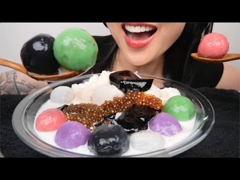 ASMR THAI DESSERT *BUA LOY (EATING SOUNDS) NO TALKING | SAS-ASMR