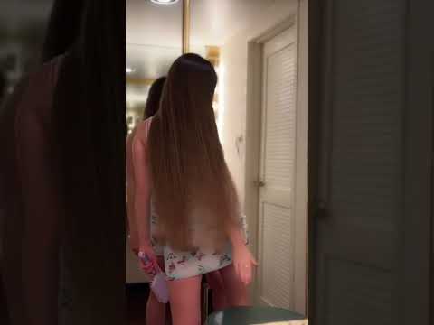 Hair waving 👋 #asmr #longhair #silkyhair #longhairasmr #hairplay