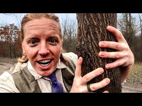 ASMR Massaging A Tree Into A Book