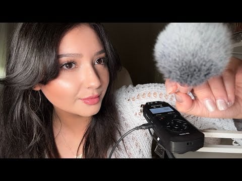 ASMR Mic Brushing + Face Brushing 😴 Up Close Personal Attention (So Relaxing)