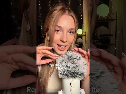 Is this is the best ASMR intro? #asmr #intro #fyp #british #american #sleep #relax