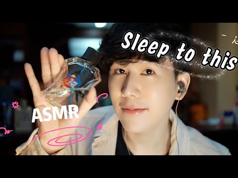 ASMR THAI 🇹🇭 Cologne/ fragrance store roleplay ( tapping/ hand sounds ) แนะนำน้ำหอมผู้ชาย