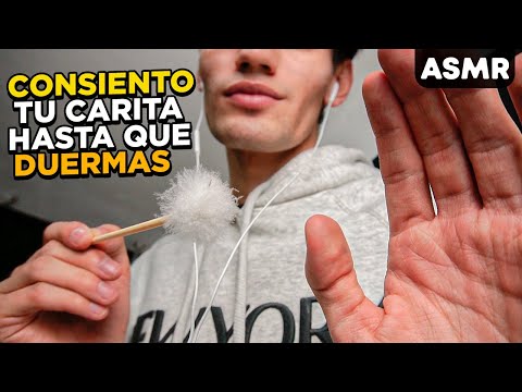 ASMR TOCAND0 TU CARITA HASTA QUE DUERMAS - M0uth Sounds, Visual - asmr español - mol asmr