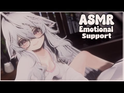 【ASMR Vrchat】Emotional Support from Your Catgirl before Sleep ♥ Soft talking ♥ Heatpats ♥ Relaxation