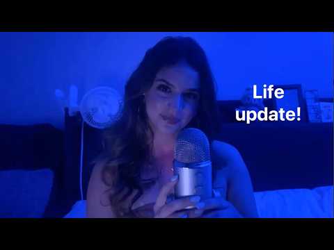ASMR - Life update and where I've been (inaudible whispering, collarbone tapping, rambling)