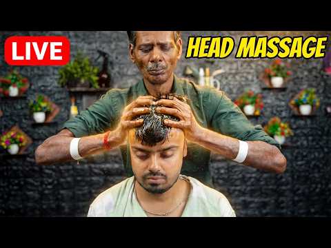 LIVE ASMR Head Massage - Head Scratching, Forehead Tapping, Neck & Ear Massage For Deep Sleep