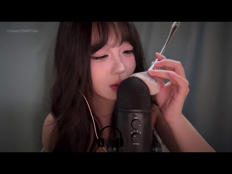 ASMR Gentle Mouth Sounds with Mic Brushing | KunKun ASMR | Soothing Tingles & Deep Relaxation