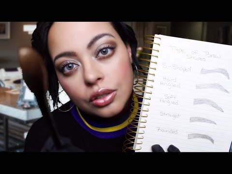 ASMR| Eyelash & Brow Tint & Brow Grooming Sleepy Time Salon (Personal Attention)