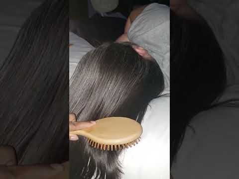 Hair Brushing [ ASMR ] Scalp Scratching Good For Deep Sleep 💤  No Talking