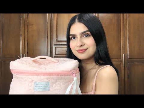 ASMR qué hay en mi bolsita de skincare 🫧🩰🎐 ⁺ ⋆￼˚