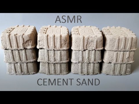 ASMR Satisfying Cement Sand Blocks Crumble #269