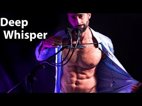 Muscle ASMR | Shirtless Male Whispers for Sleep & Relaxation