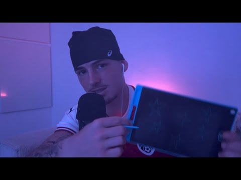 ASMR - MES NOUVEAUX TRIGGERS 😴 (j’aime trop la tablette !!)