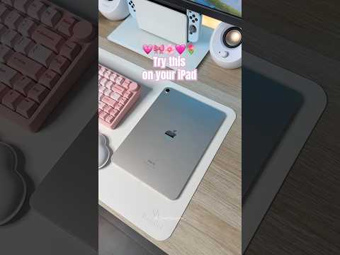 Try this on your iPad🎀 #apple #ipad #ipadair #tips #tutorial #applepencil