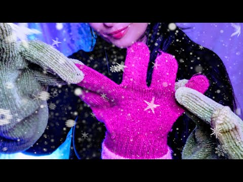 Ultimate Winter ASMR: Glove Mic Rubbing 🧤🎤 Hat Bonus! 99% No Talking, Relax in Low Lighting 🌌