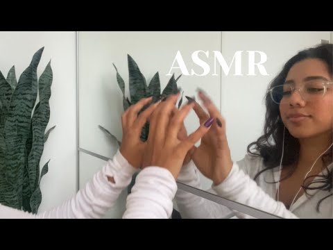 ASMR fast and aggressive mirror tapping