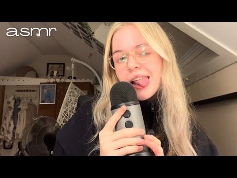 asmr | 100% sensitivity mouth/hand sounds & hand movements!!