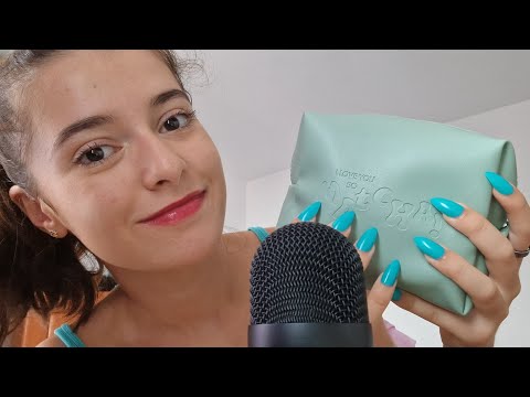 ASMR What's in my makeup bag?Soft spoken