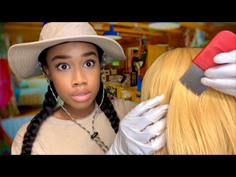 ASMR Camp Counselor Checks You For Lice and Ticks 🪲⛺️ ASMR Lice Check Role-play | ASMR Lice Removal