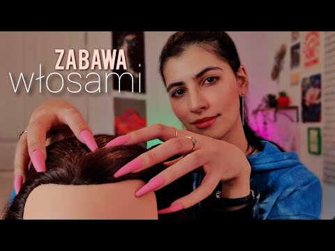 ASMR po polsku KOLEŻANKA BAWI SIĘ TWOIMI WŁOSAMI roleplay 💇🏻‍♀️