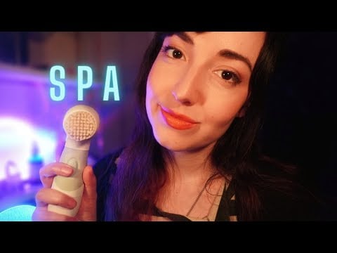 ASMR SPA Treatment Roleplay (scalp massage, facial, dermaplanning, face mask)