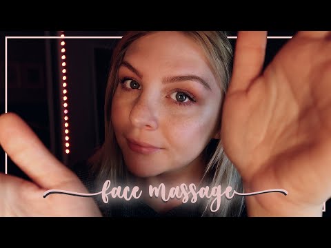 ❤️ ASMR Face Massage and Inaudible Whispers ❤️ Tingly and Relaxing Personal Attention