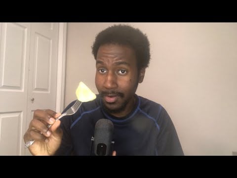 ASMR Soft Spoken YELLOW Watermelon