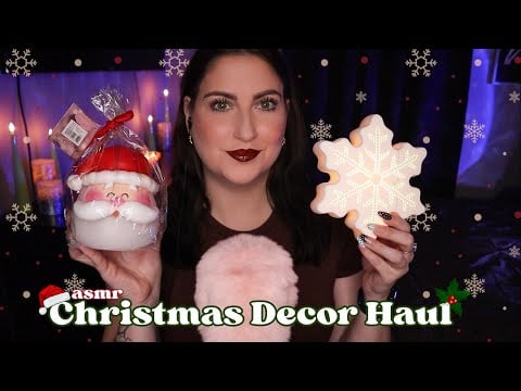 ASMR Kohl's & Burlington Christmas Decor Haul 🎅🏻 Soft & Gentle Sounds
