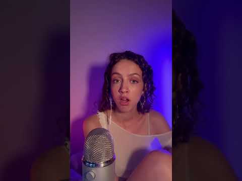 normal singing vs asmr singing! #asmr #singing