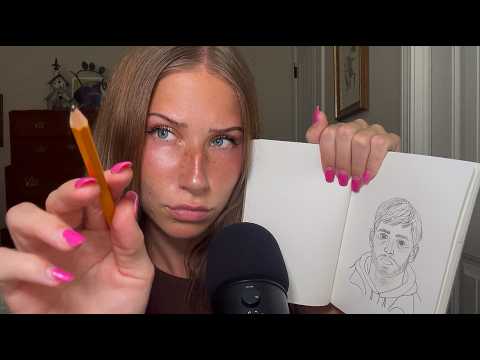 ASMR Criminal Sketch Artist ✍️ | Help Me Draw the Person of Interest