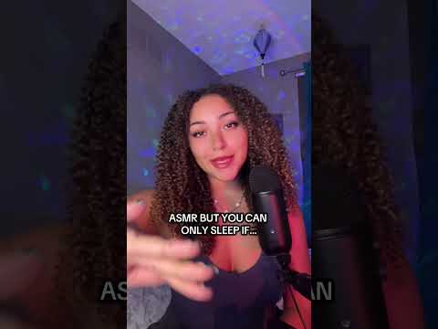 ASMR BUT YOU CAN ONLY SLEEP IF… 👀 #asmr