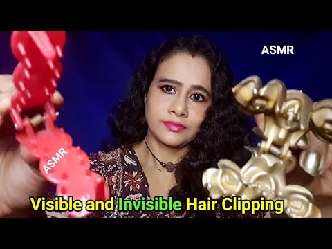 ASMR Visible & Invisible Hair Clipping 💨 | Personal Attention ASMR | Asmr Ghosal