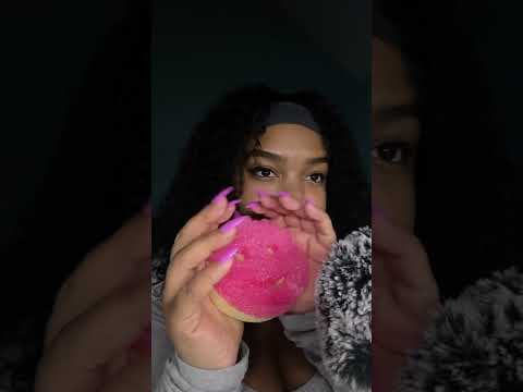 scrub mommy squeeze 🧽 #shortscreator #asmr #shorts #scrubmommy #sponge