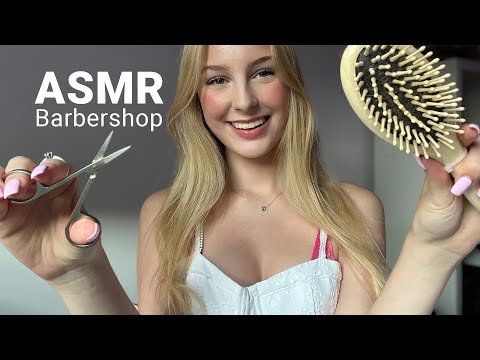 ASMR Flirty Beard Trim + Barber Shop