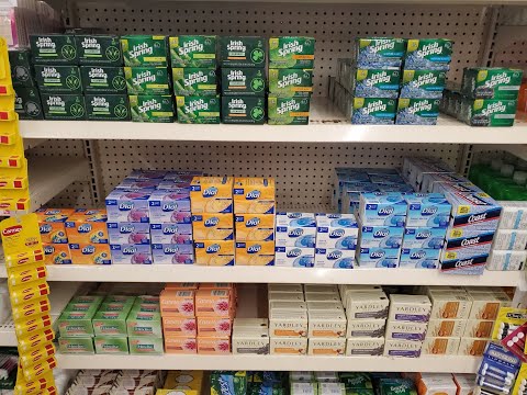 Dollar Tree Soap Shelf Organization 6-24-2021