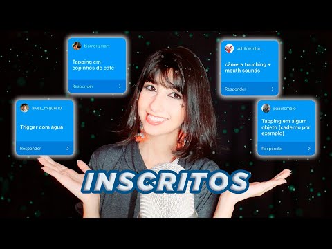 OS INSCRITOS CONTROLARAM ESSE ASMR