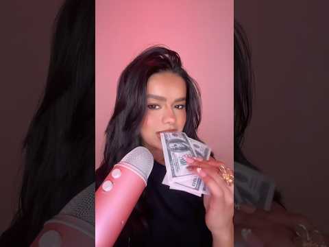 ASMR Eating Money #asmr #money #tingles #shortsviral