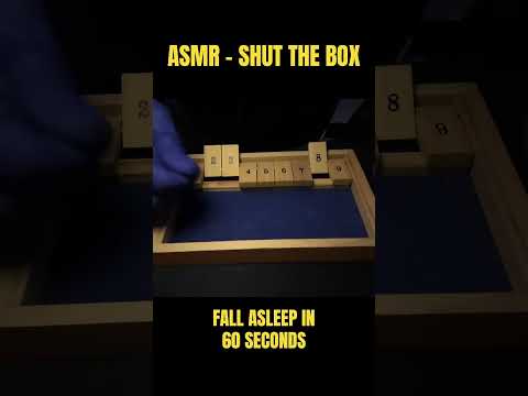 shut the box asmr 😴💤 | tingles for people with asmr immunity #asmr #asmrshorts #asmrsounds