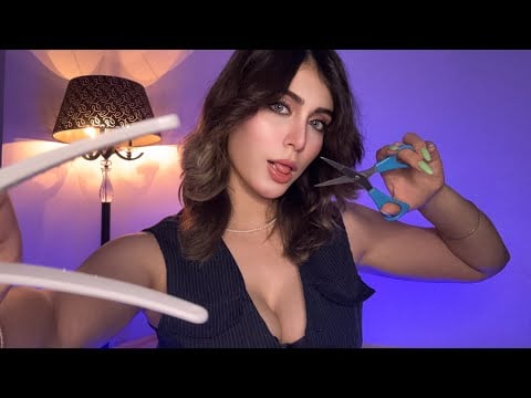 ✂️ ASMR Haircut & Hair Styling 💇‍♀️ | Personal Attention