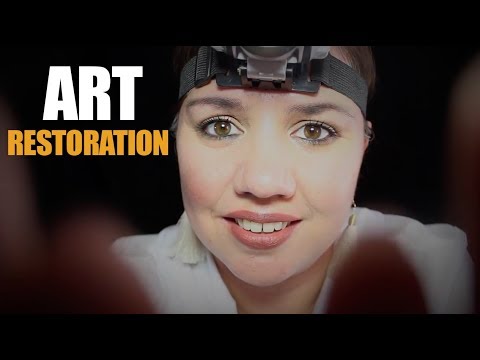 ASMR ART RESTORATION [ Brushing Role Play ]