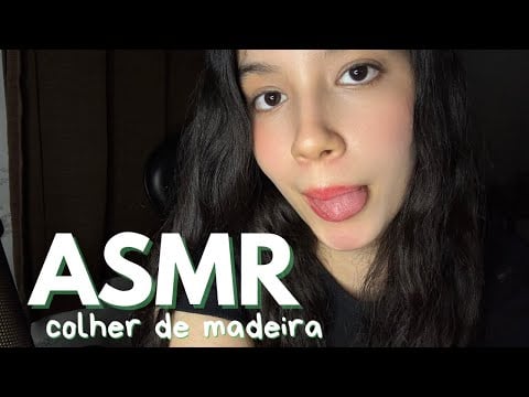 ASMR | Comendo você com a colher de madeira  (com muitos sons molhados) 🥄👄