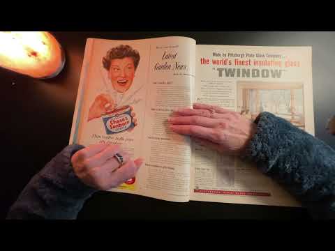 1956 Better Homes and Gardens Magazine Flip ~ Soft Spoken to Whisper ASMR