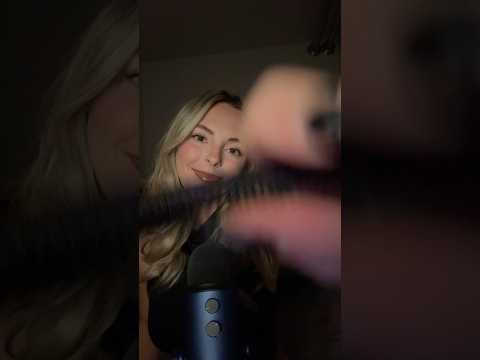 #asmr hair combing