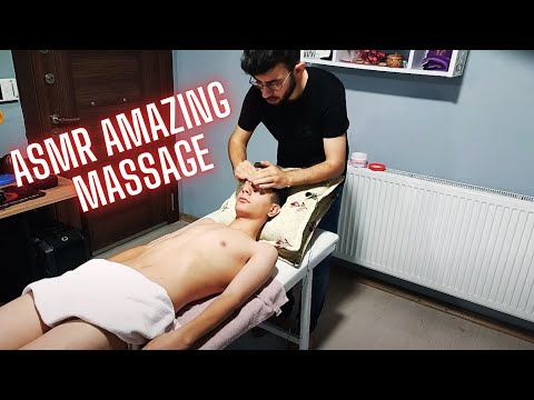 THE BEST AND RELAXING FULL BODY MASSAGE/THE BEST THERAPIST MASSAGE-Chest leg arm abdomınal massage