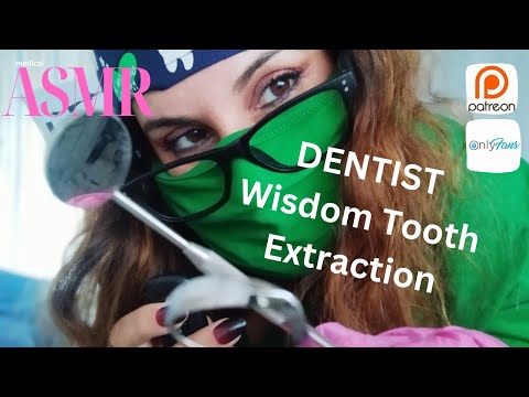 ASMR [ WISDOM TOOTH OUT ] THE TENDER DENTIST #asmrdentist #asmrwhispering #asmrsounds #asmrtriggers