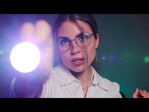 ASMR Extremely Detailed EYE EXAM *Light Triggers,Vision Tests,Color Blindness* Medical Roleplay
