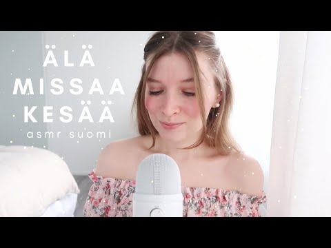 ASMR suomi | 10 tapaa viettää kesä - höpöttely & vinkit