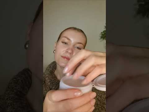 Tapping on some new products (no talking) #asmr #relax #visualtingle #asmrshorts #skincare #tapping