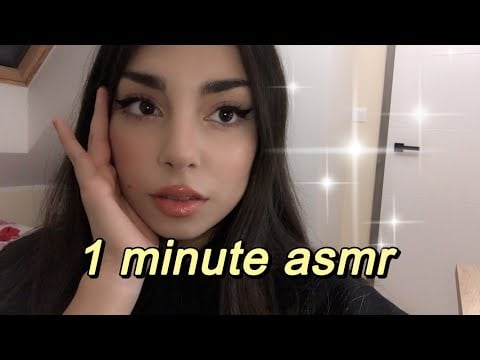 1 minute asmr/ fast ASMR in one minute ♡